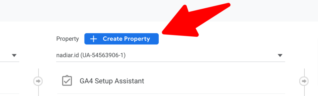 Klik Create Property